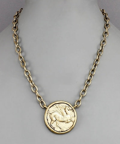 Two Faced Coin Necklace