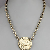 Two Faced Coin Necklace