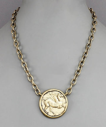 Two Faced Coin Necklace