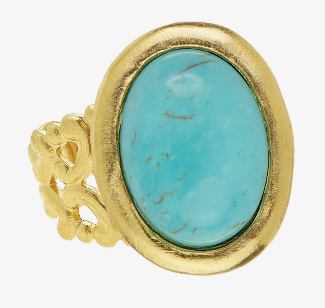 Susan Shaw | Turquoise Cabachon Ring