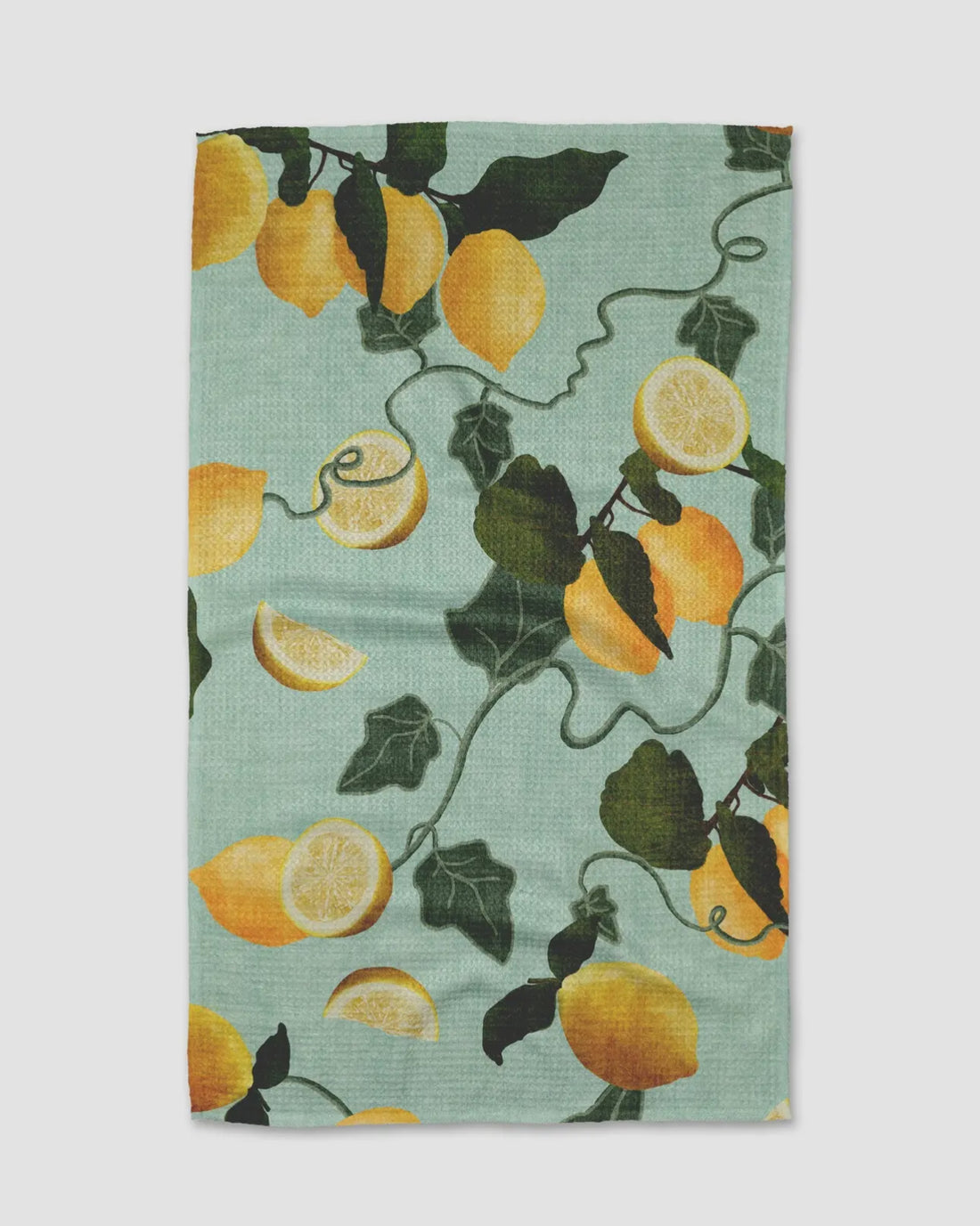 Geometry Amalfi Lemons Tea Towel