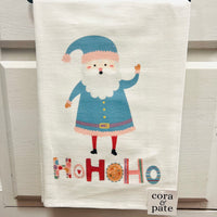 Multi Santa Tea Towel