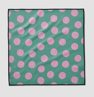 Geometry Pink Ball Paw Towel