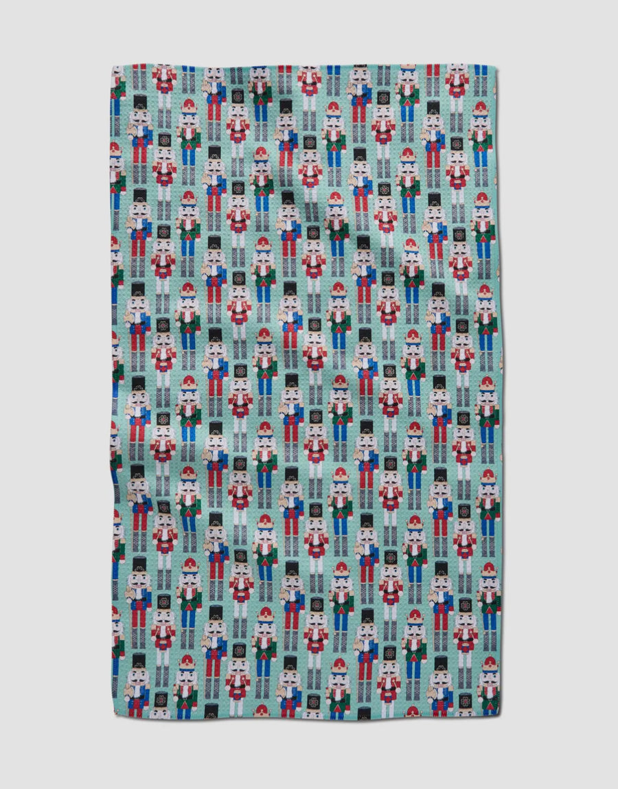 Geometry Nuts Cracking Tea Towel