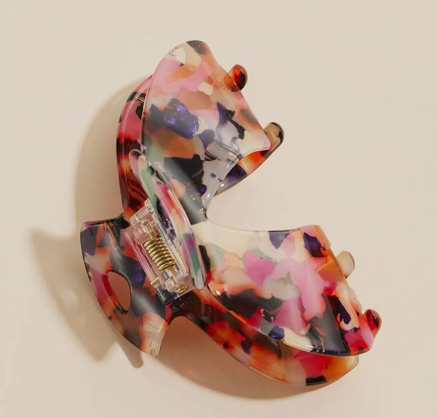Acetate Hair Clip-4 Colors