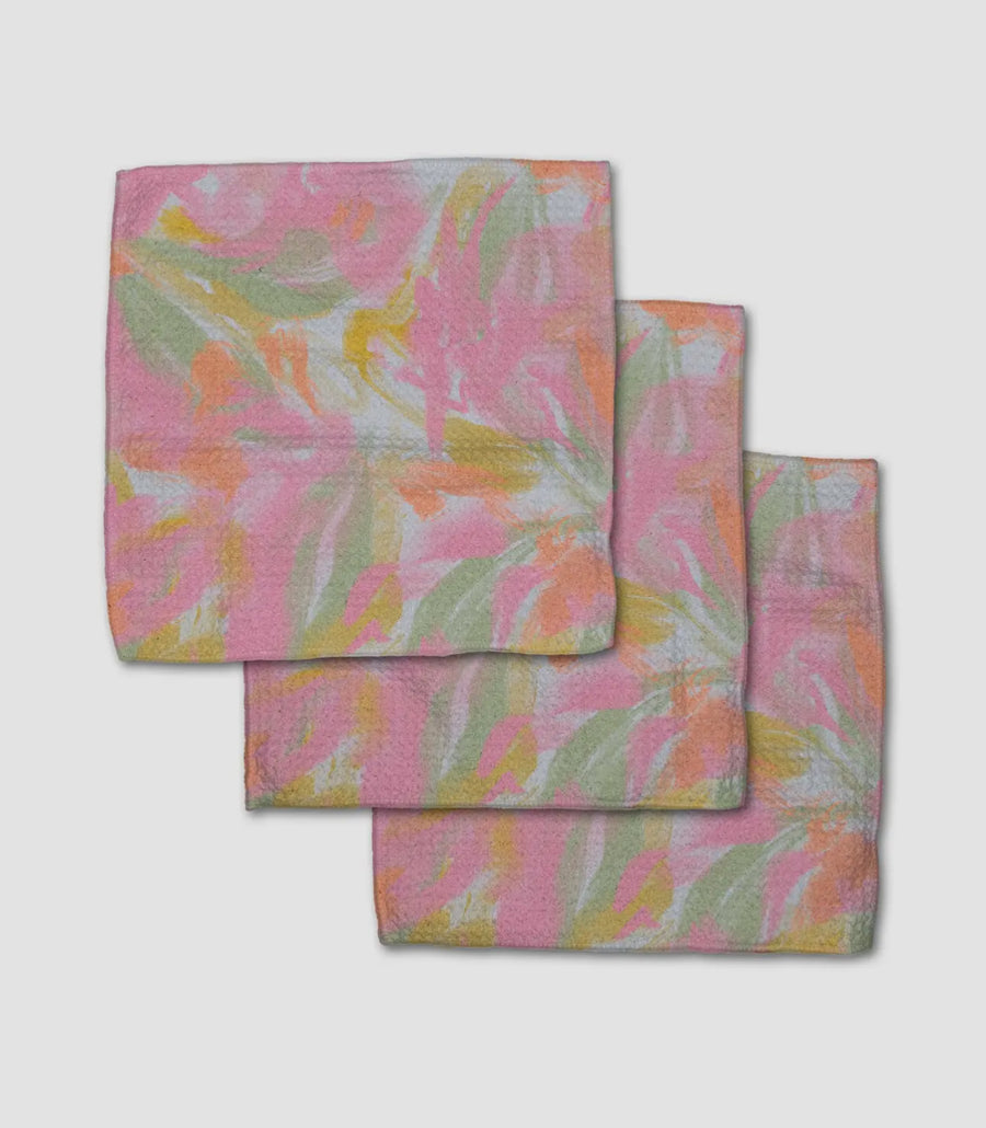 Geometry Dishcloth Set-Heat Wave