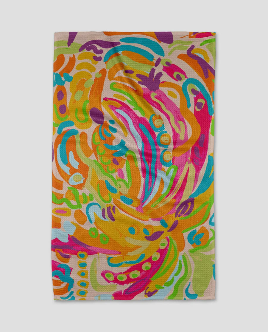 Geometry Tea Towel-Florescence