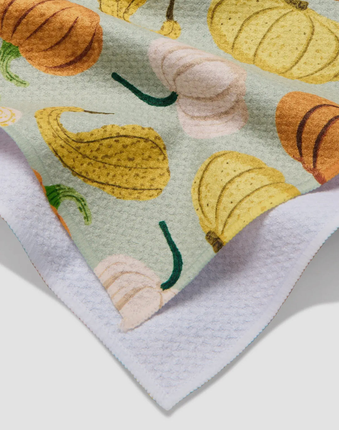 Geometry Pumpkins and Gourds Tea Towel