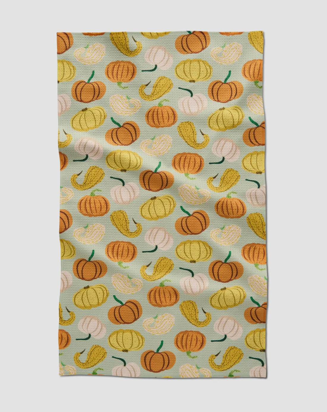 Geometry Pumpkins and Gourds Tea Towel