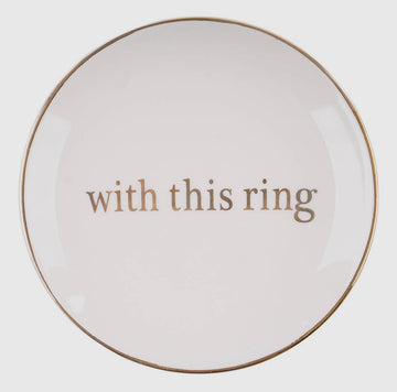 With This Ring Trinket Tray