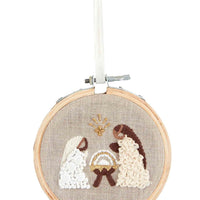 Mud Pie Embroidered Ornaments