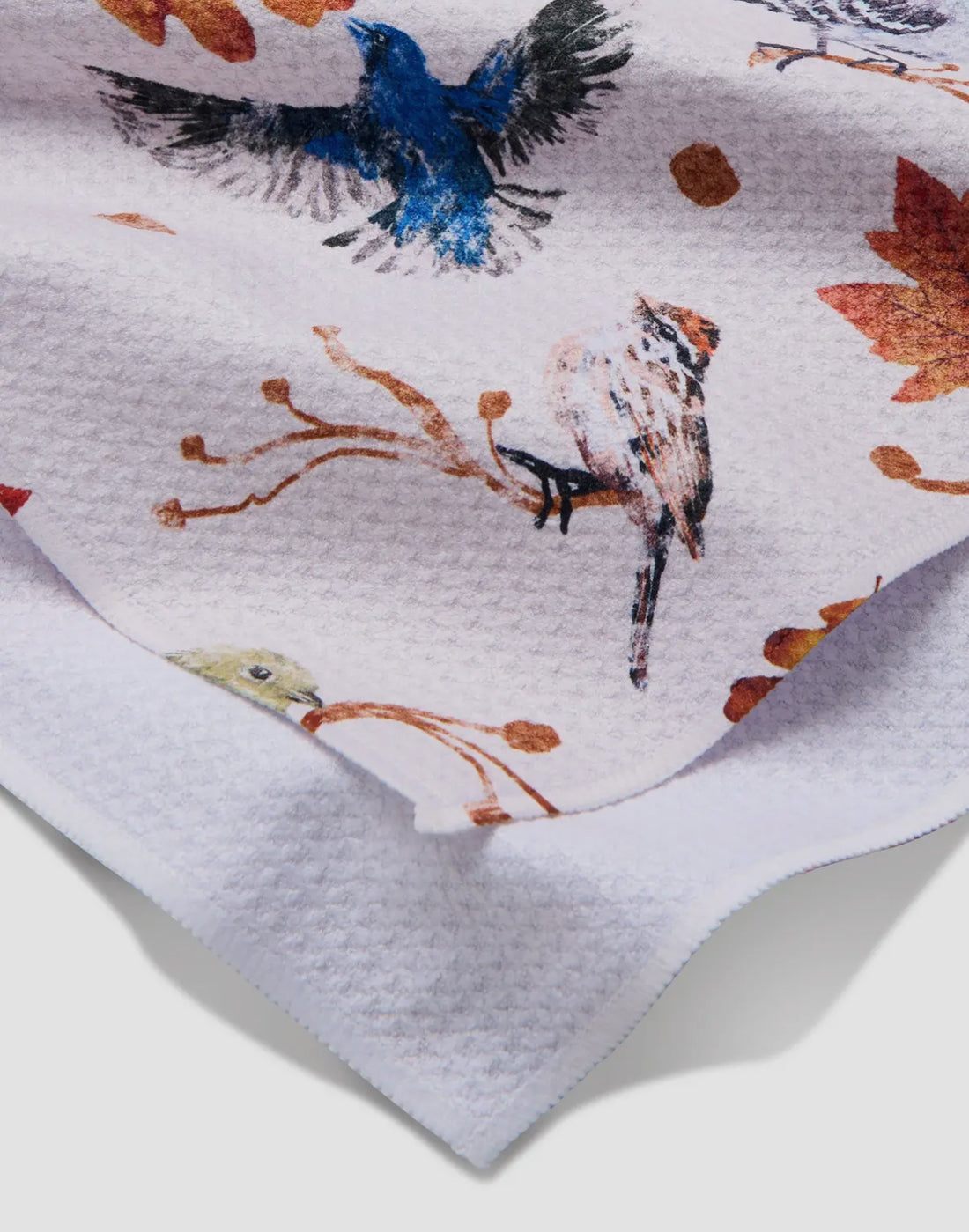 Geometry Autumnal Bird Skies Tea Towel