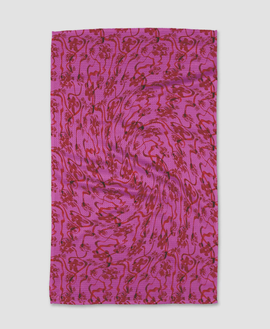 Geometry- Floral Swirls Tea Towel