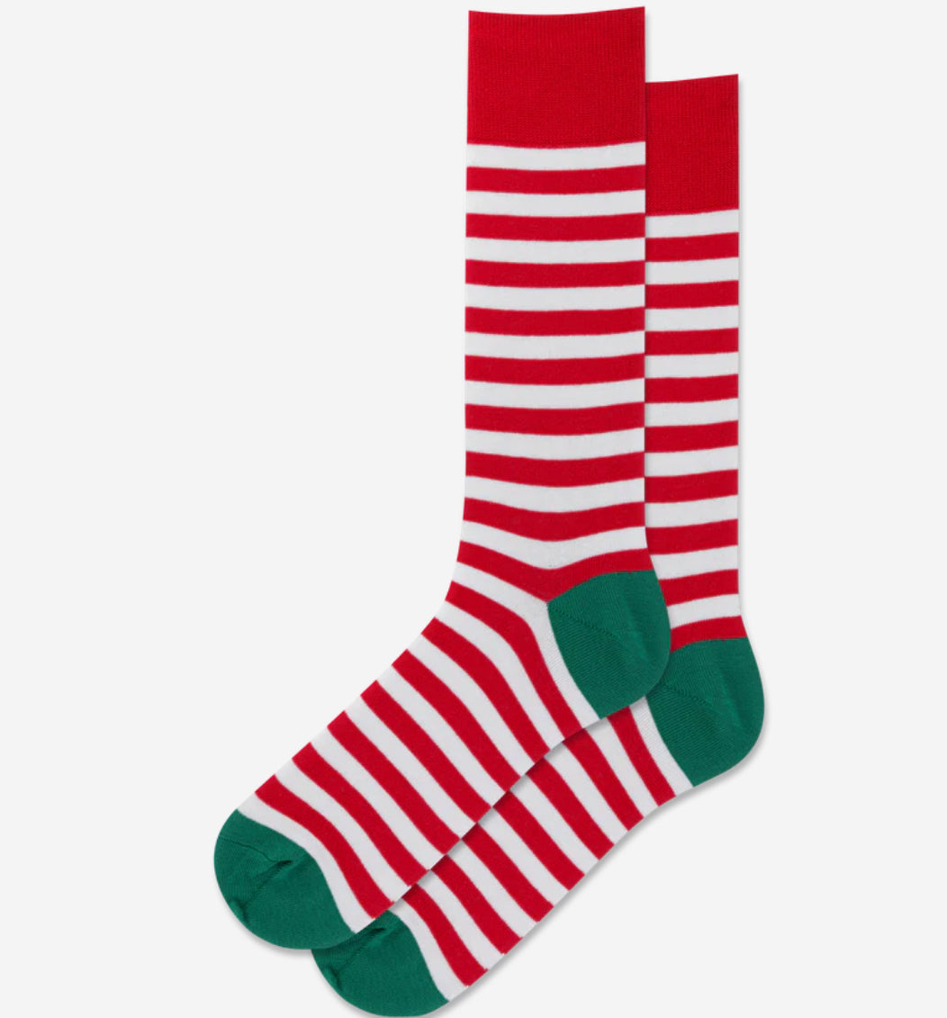 Men’s Christmas Stripe Socks