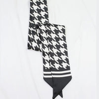 Caroline Hill | Carlton Skinny Scarf-Houndstooth