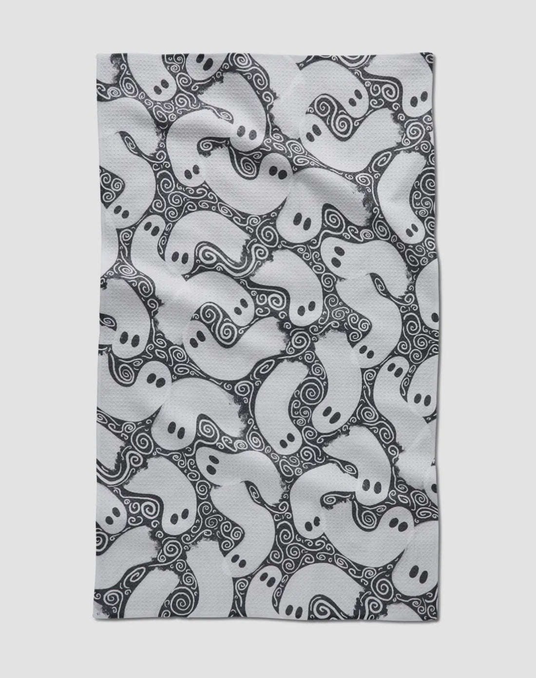 Geometry Swirling Ghosts Tea Towel
