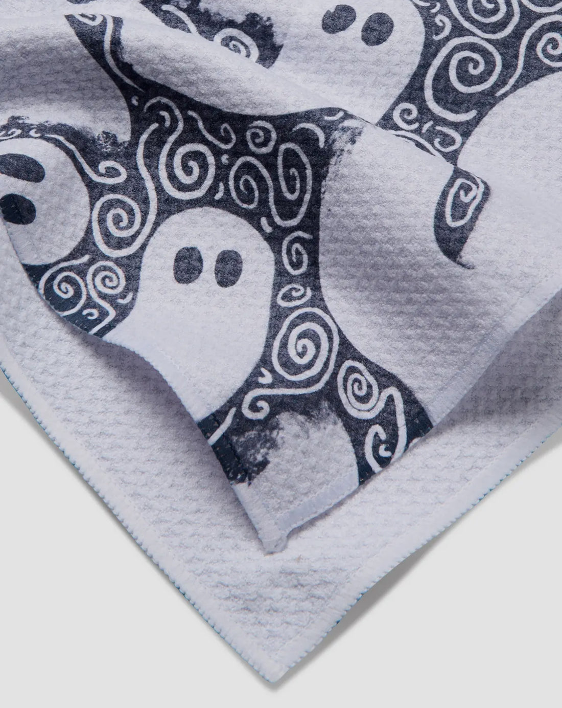 Geometry Swirling Ghosts Tea Towel