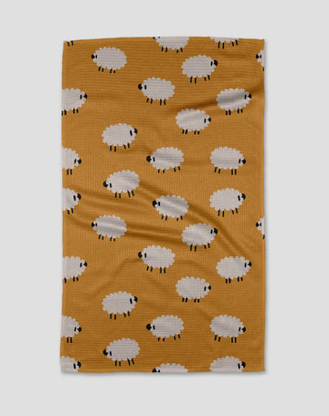 Geometry Sheep Tea Towel