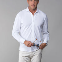 Montana Button Down Cotton Piqué Long Sleeve