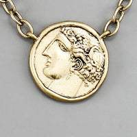 Two Faced Coin Necklace