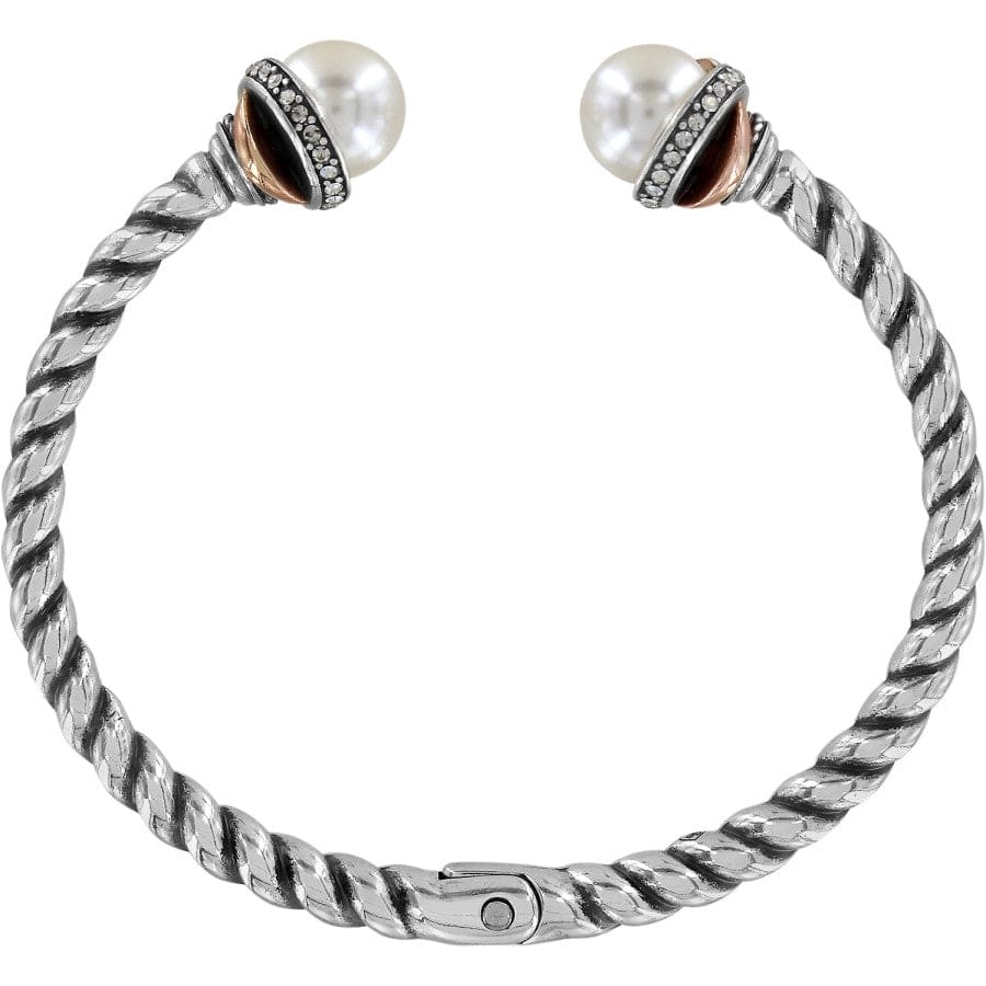 Brighton | Neptune's Rings Pearl Open Hinged Bangle