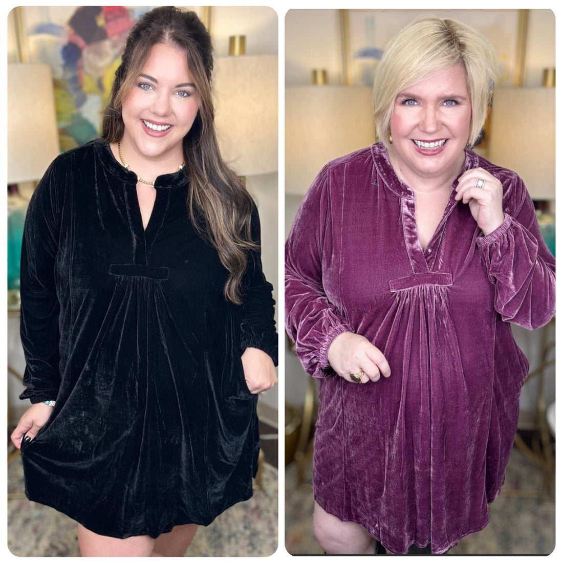 Guiding Light Curvy Dress-2 Colors