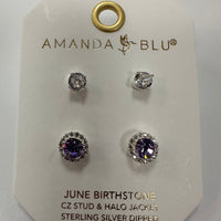 Amanda Blu Birthstone Earring Pack