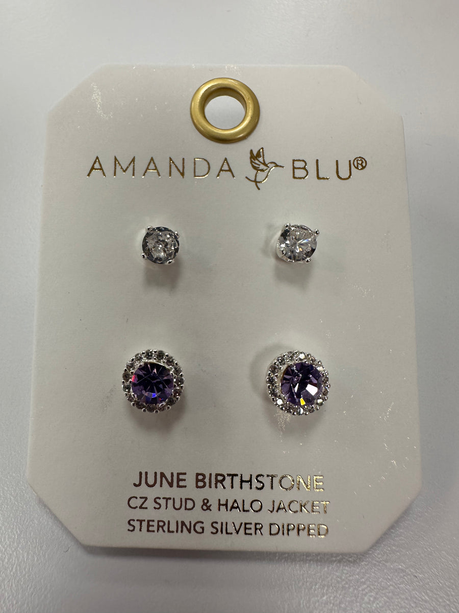 Amanda Blu Birthstone Earring Pack