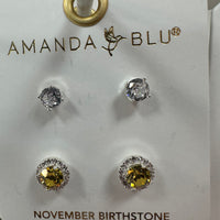 Amanda Blu Birthstone Earring Pack