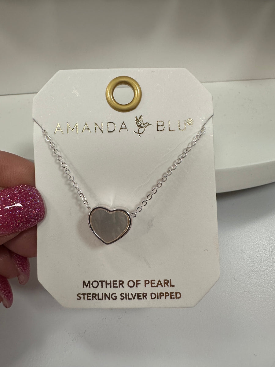 Amanda Blu Heart Necklace