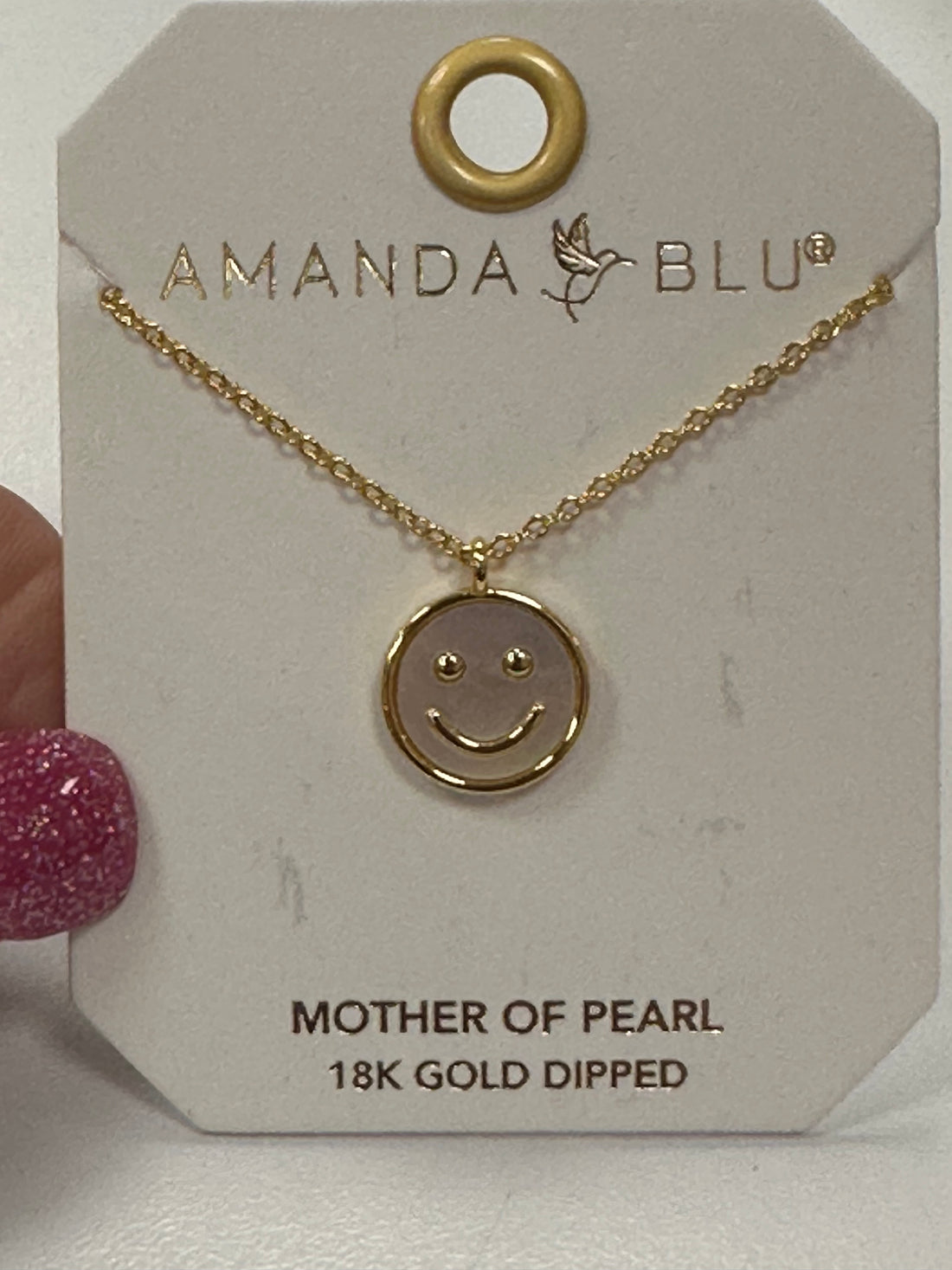 Amanda Blu Smiley Necklace