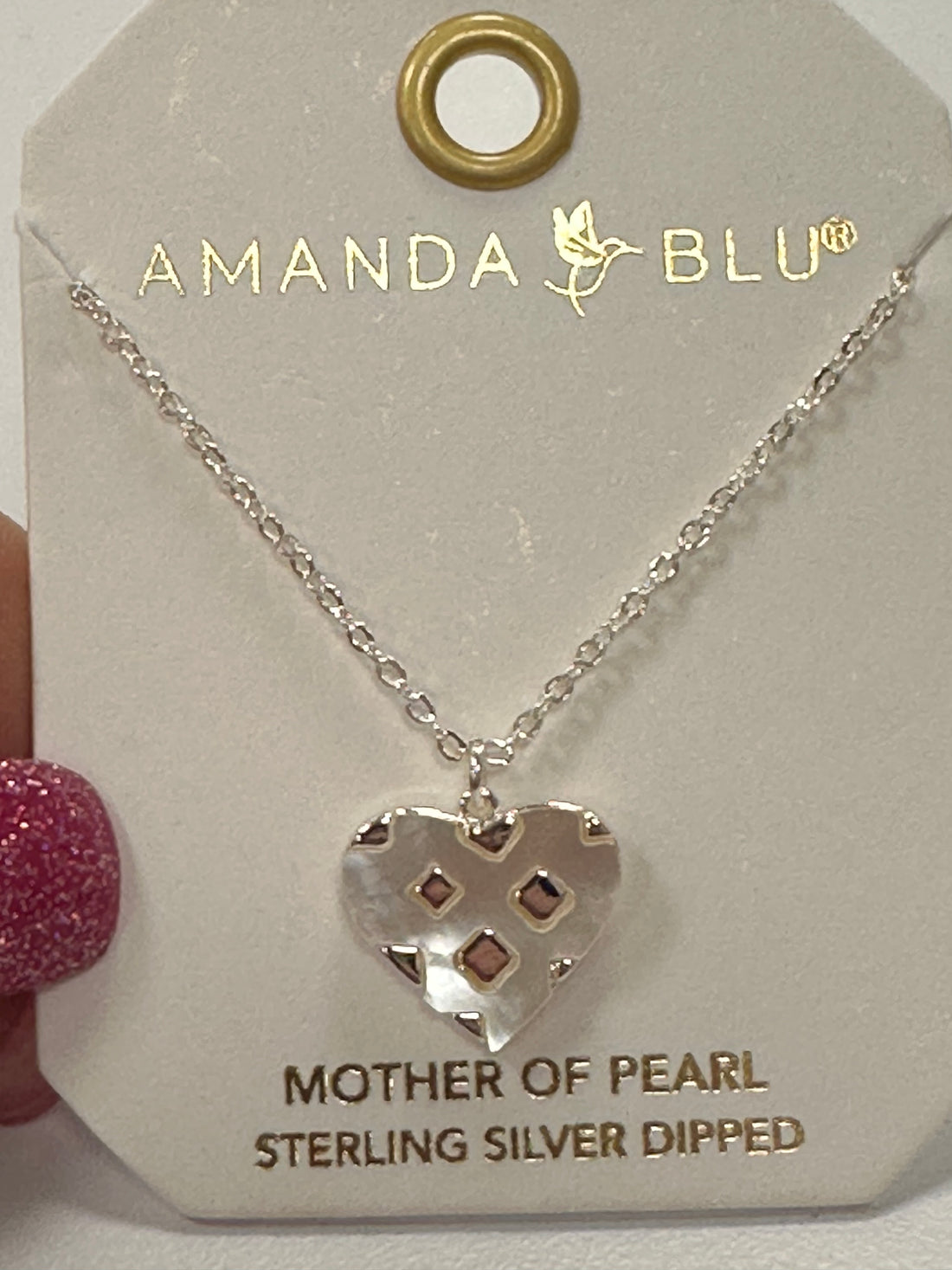 Amanda Blu Heart Necklace