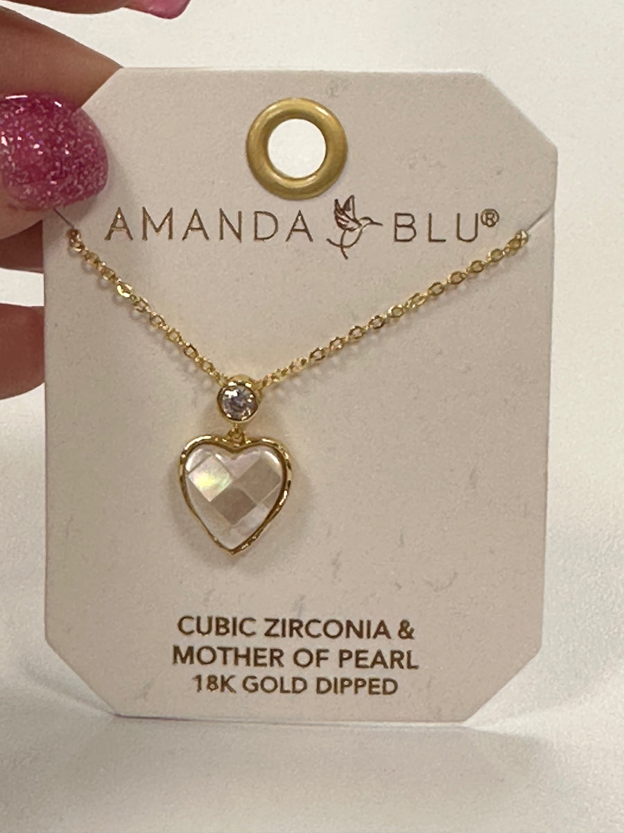 Amanda Blu Heart Necklace