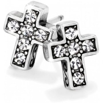 Brighton | Starry Night Cross Mini Post Earrings