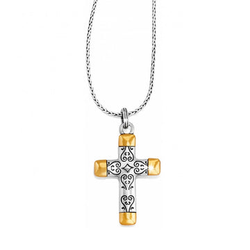 Brighton | Venezia Cross Reversible Necklace