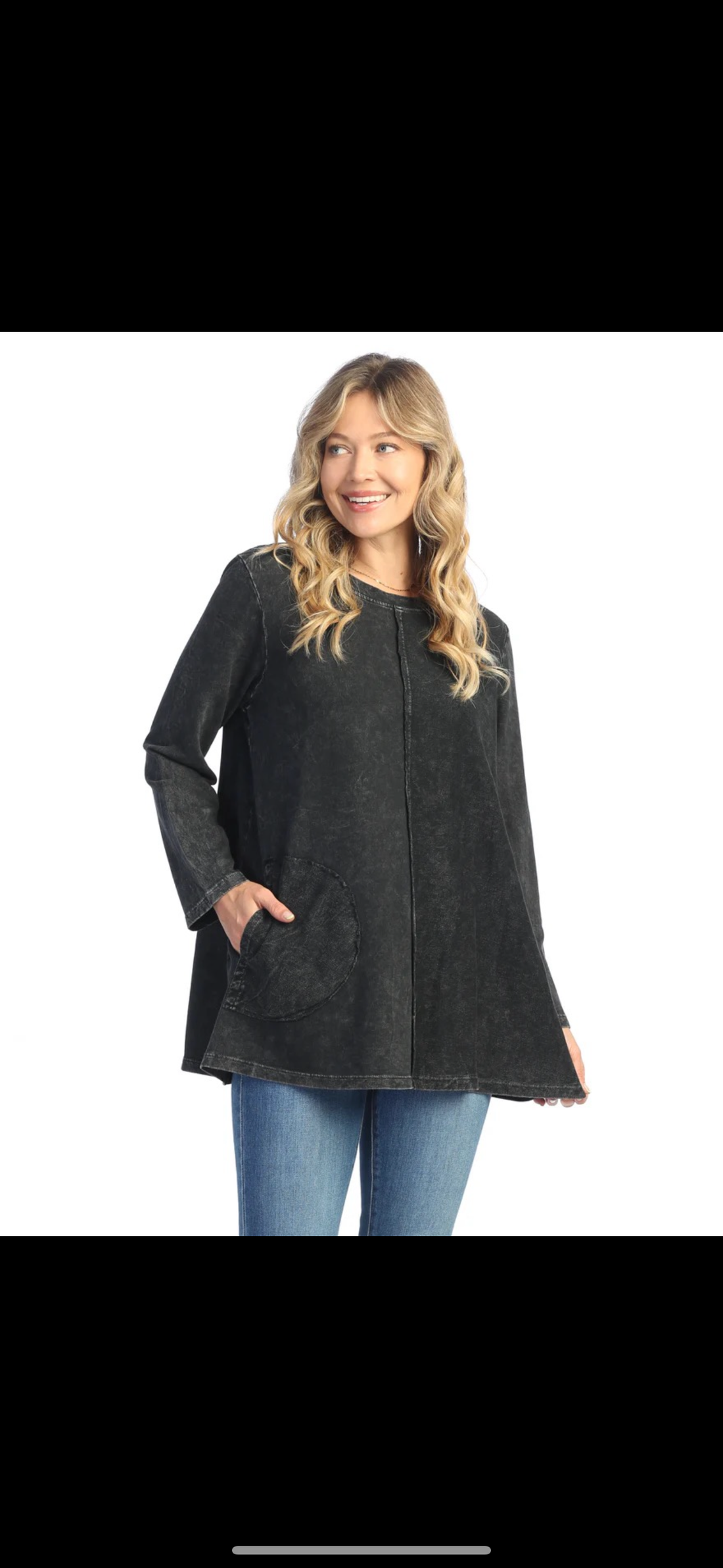 Jess & Jane Thing Called Love Top-Black
