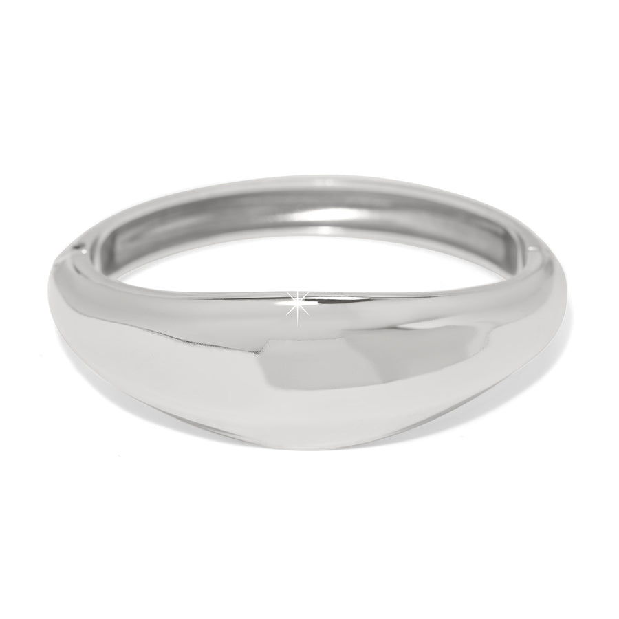 Brighton | Cascade Lumina Hinged Bangle-Silver