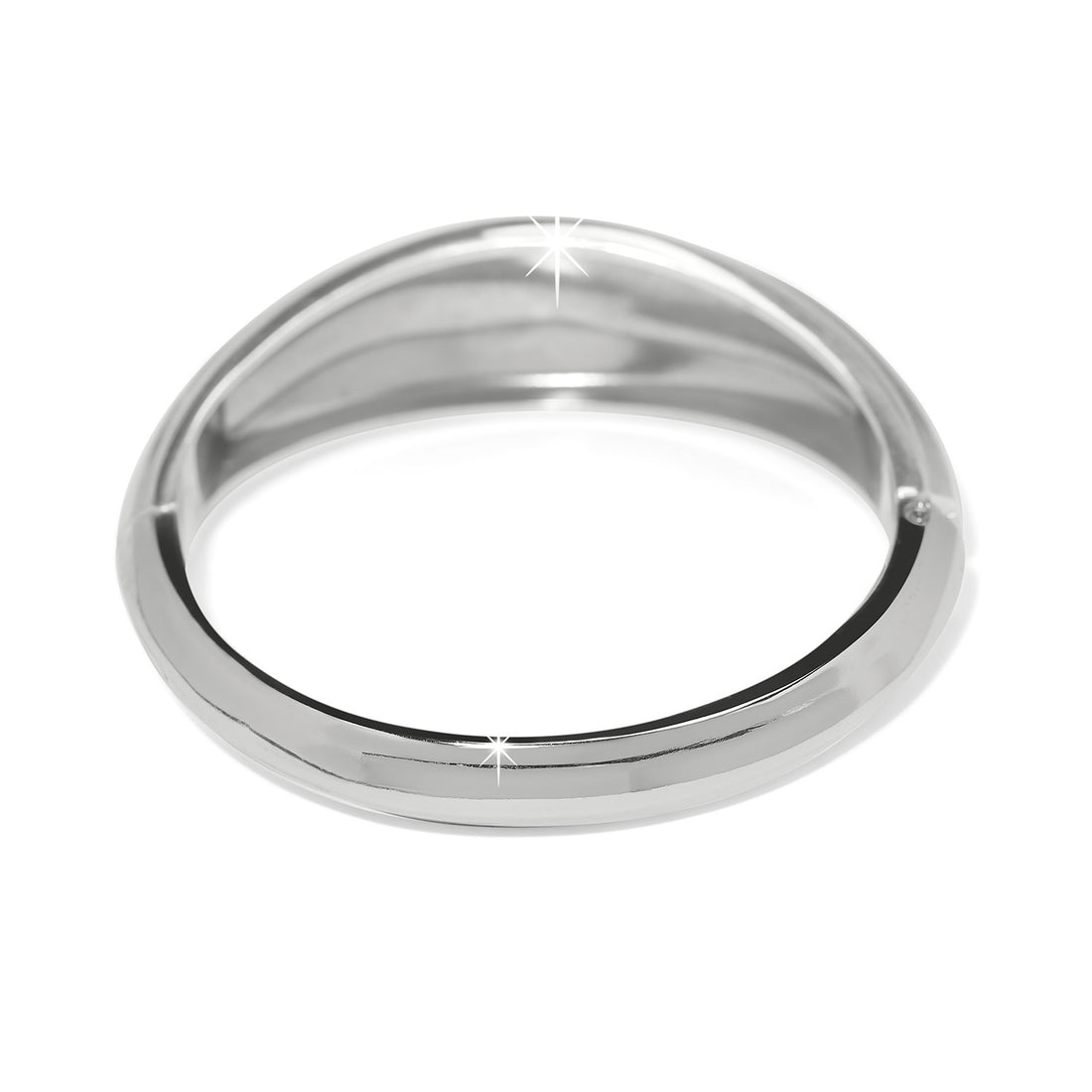 Brighton | Cascade Lumina Hinged Bangle-Silver