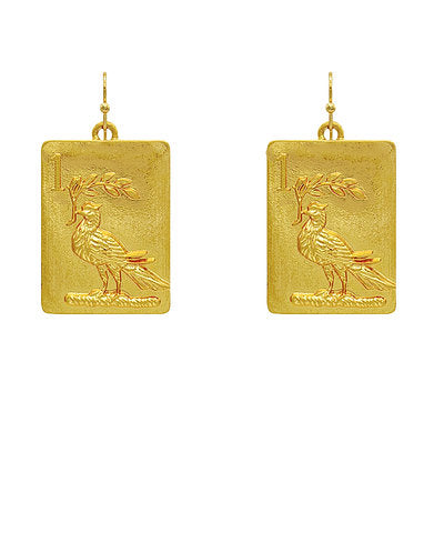 Mahjong Tile Earrings