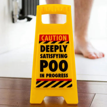Poo Warning Sign