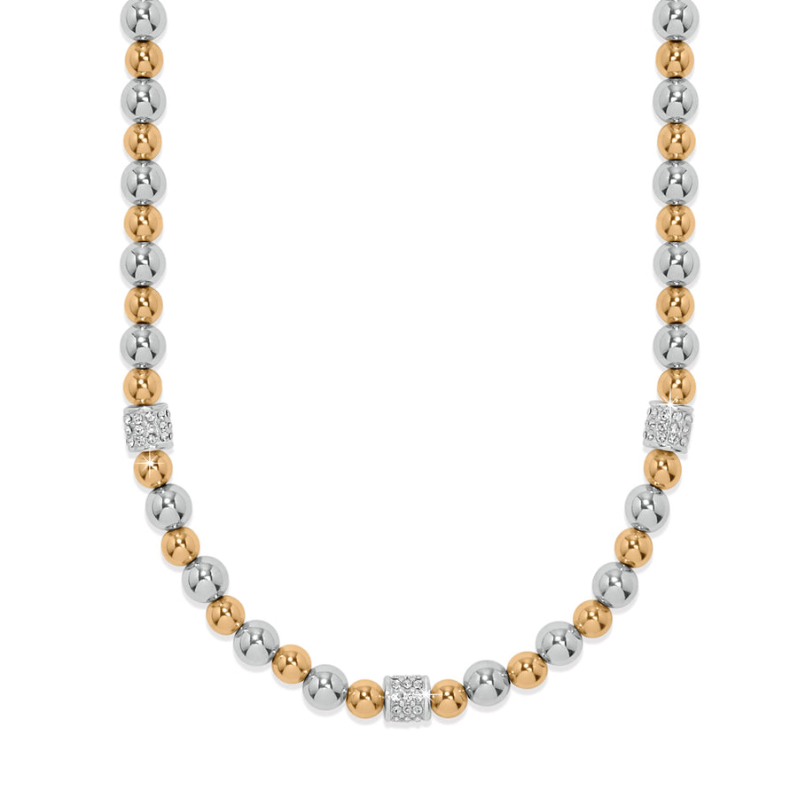 Brighton | Meridian Petite Station Necklace-Two Tone