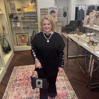 Dotted Line Layering Shirt-S-3X, 2 Colors!