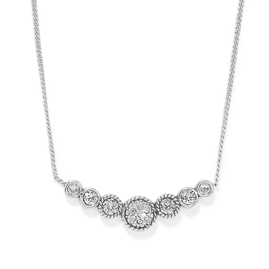 Brighton | Illumina Celeste Bar Necklace-Silver