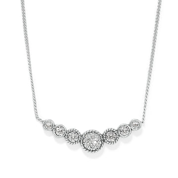 Brighton | Illumina Celeste Bar Necklace-Silver