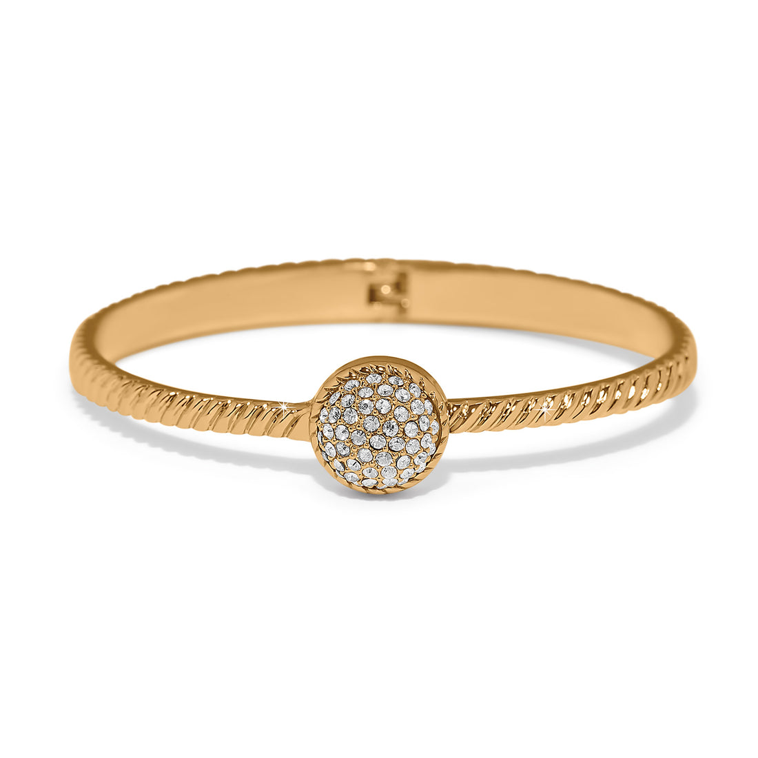 Brighton | Illumina Celeste Dome Hinged Bangle-Gold
