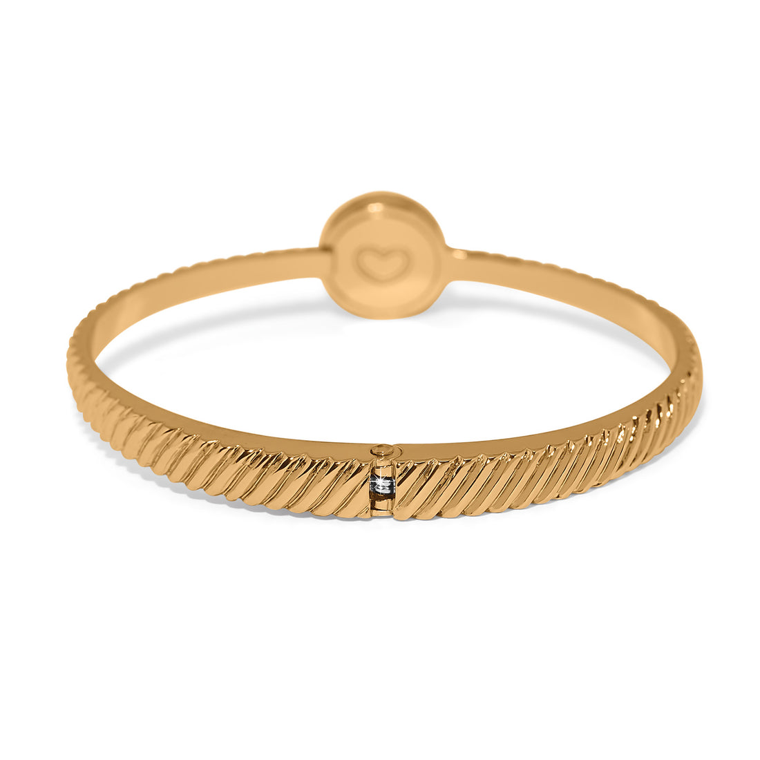 Brighton | Illumina Celeste Dome Hinged Bangle-Gold