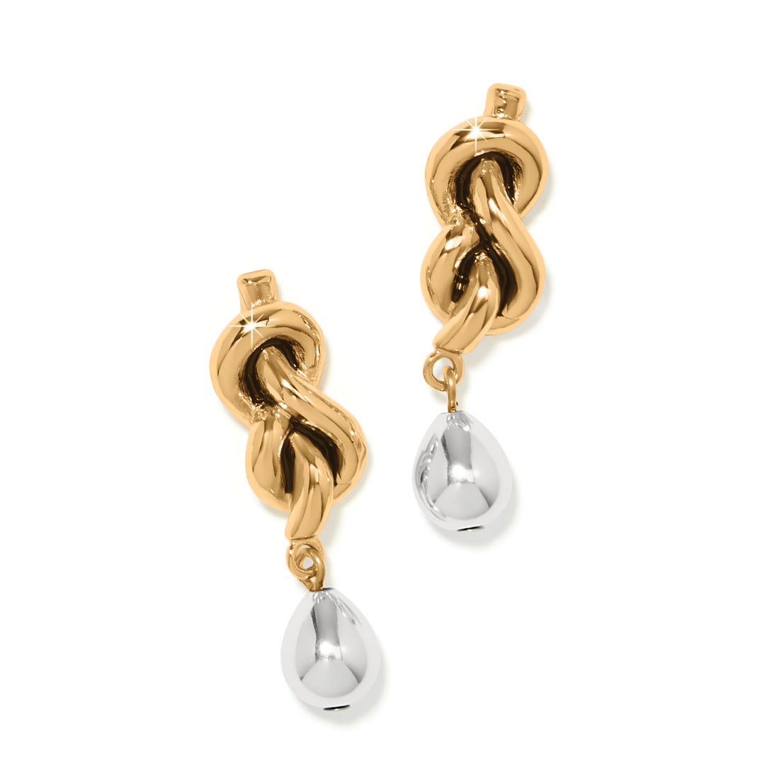 Brighton | Interlok Single Knot Drop Earrings