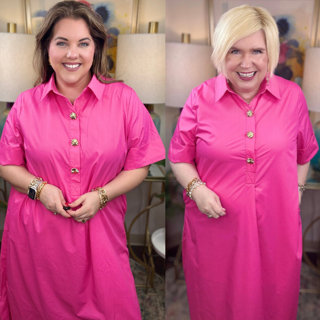 Charmed Life Dress-Pink