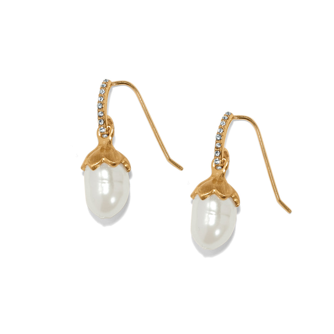 Brighton | Everbloom Pearl Drop Earrings-Gold