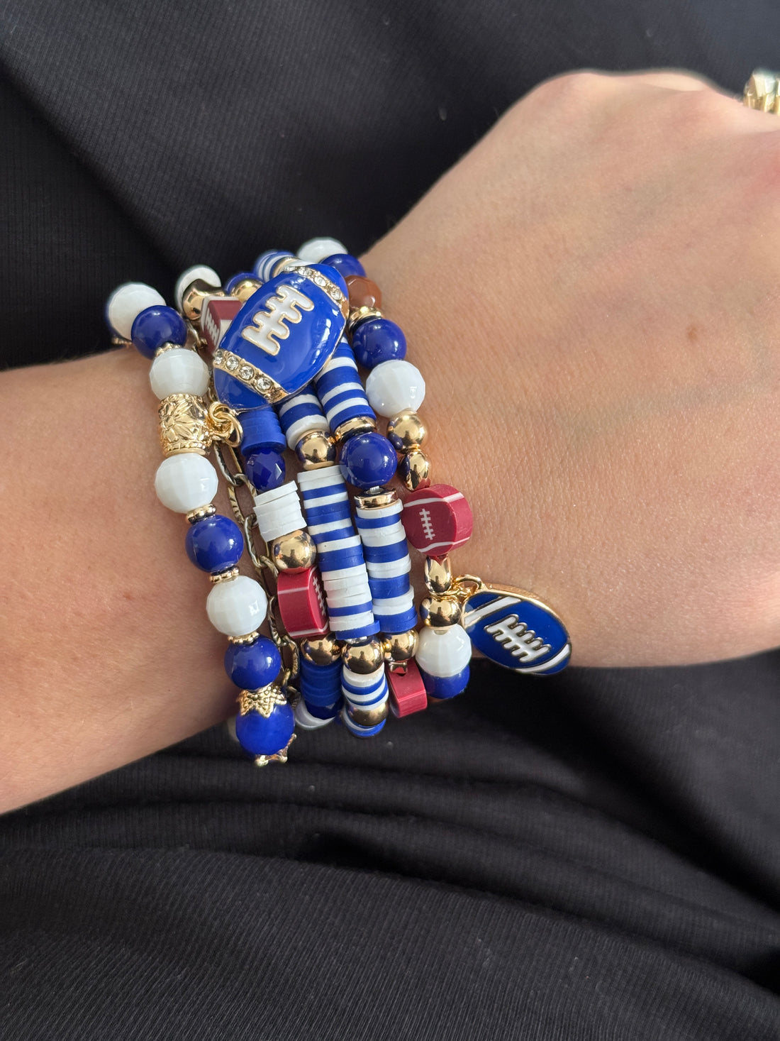 School Spirit Bracelet Stack